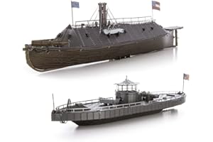 Metal Earth Serie Premium Monitor & Merrimack 3D Metal Model Kit Fascinations