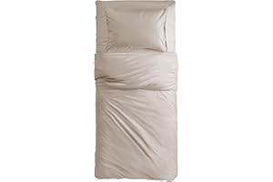 MAXIME MAISON - Set Lenzuola Letto Singolo Cotone, Completo Letto Singolo con Federa Tinta Unita, Lenzuolo 100% Puro Cotone Anallergico, Biancheria da Letto Manifattura Made in Italy