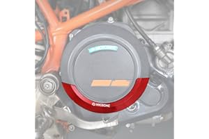 NICECNC Clutch Cover Guard Protection Compatible with Gas-Gas 700 SM/ES 2022-2023,Husqvarna 701 Enduro/Supermoto/Svartpilen/Vitpilen 2016 2017 2018 2019 2020 2021 2022 2023,Red