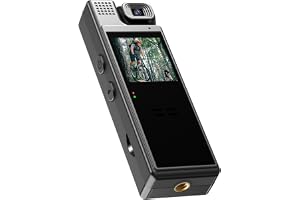 Andoer Minikroppskamera, 4K Actionkamera med 180° Objektiv, WiFi, 1,3-tums TFT-Skärm, Nattinspelning, 6 Timmars Standby