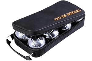 Engelhart - 010203 - Jeu de 8 Boules de pétanque - 4 x 2 Boules - dans Une Sacoche de Transport