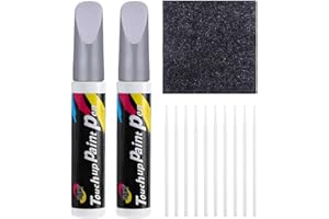 MOLZINY 2 Stück Auto-Lackstift Auto Reparatur Lack Auto Pinsel Lackstift Auto Silber Auto Kratzer Reparatur Stift Lack Reparaturstift Kratzer Reparaturstift Kratzerentferner Autolack Stift