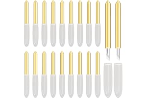 20 Pcs Premium Fine Point Blade for Cricut Maker/Maker 3, Anglecai Fine Point Cutting Blade for Cricut Explore Air 1/2/3/, Replacement Blade for Slicing Cuts Glitter Vinyl