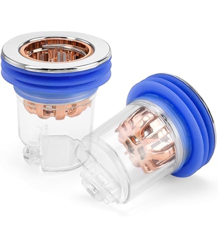 Set 2 Tappi Per Scarico In Silicone Quadrati - Antiodore Per Vasca, Doccia E Cucina, 14.7x14.7 Cm - Foto 5