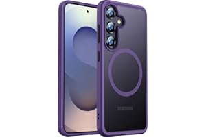 U ULTIMATE24STYLE Premium Hülle für Samsung Galaxy S25 Kompatibel mit MagSafe – Robust, stoßfest & stilvoll! Airbag-Technologie für Schutz auf Militärniveau. Kratzfest und griffig (Purple, Samsung S25)