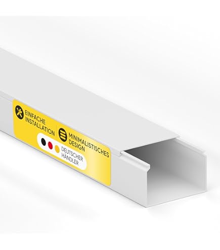 Scoskk186 Goulotte De Câble En Pvc À Visser Blanc 1 M 1000 X 120 X 60