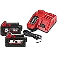Milwaukee 4933459217 M18NRG-502 Rechargeable Battery Starter Kit 12 W 12 V