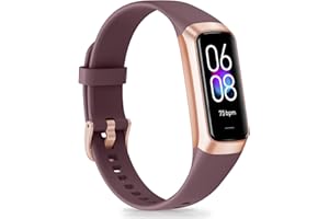 KWEROE Fitness Tracker Activity Tracker 1.10''AMOLED Touch Color Screen, Step Counter with 24/7 Blood Oxygen Heart Rate and Sleep Monitor, Calorie Pedometer Health Smart Watch for Women Men