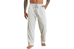 Halfword Pantalons de Sport Homme Jogging Loisirs Pantalon Survêtement Coupe Ample Poches Course à Pied