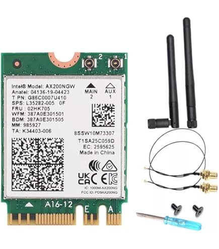 Intel Dual Band Wireless AC 9260, WiFi + Bluetooth 5.0 Adapter - M.2 / A-E-key - Watercooling UK