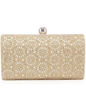 Damara Blume Muster Handlich Elegant Party Hochzeit Brauttasche Abendtasche