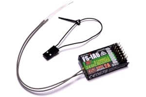 XCSOURCE Flysky Remote Control Receiver FS-IA6 2.4G 6 Channel with Dual Antenna Compatible Flysky i4 i6 i10 GT2E GT2F GT2G Transmitter RC210