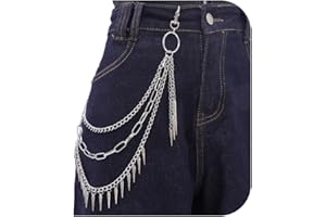 YANCHUN Punk Wallet Chain for Women Jean Trouser Chain Wallet Belt Chain for Men Punk Accessories Trendy 2025