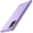 JETech Slim Fit Case Compatible with Samsung Galaxy S20 FE 5G 6.5-Inch, Thin Phone Cover with Shock-Absorption and Carbon Fiber Design (Light Purple)