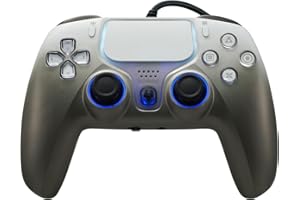 DOYO NBCP Wired Controller for PlayStation 5, PS5, PC, PS4, USB Gamepad Joystick for Windows 7/8/10, Laptop, Steam - Dual Vibration, Turbo Function, Hall Effect Trigger, 6 Axis Gyro Sensor, 3.5mm Audio