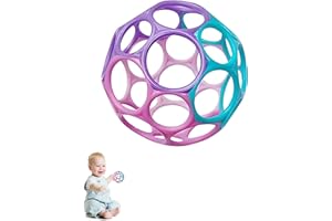 Ceeyoll Greifball für Babys Bright Starts Silikon O Ball Oball Classic Baby Trainingsball Geeignet für Männer und Frauen, Neugeborene, Kinder Bälle für Kinder