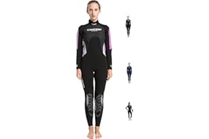 Cressi Morea Lady Monopiece Wetsuit 3mm - Combinaison Humide Monopièce pour Femme