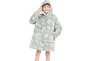 Doctor Unicorn Boys Oversized Hoodie Warm Sherpa Fleece Winter Hooded Sweatshirt