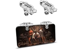 Newseego PUBG Mobile Game Trigger, Sensible Controller de Teléfonos Móviles Aim & Fire Trigger Keys para PUBG/Knives out/Rules of Survival para iOS/Android, Transparente