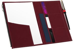 Wanderings Fodral Med Dragkedja Och Kortfickor – Resedagbokstillbehör För Påfyllningsbara Anteckningsböcker – A5 Storlek – 14x21 cm – Hållbart Fodral Av 100% Bomull För Planerare Anteckningsböcker