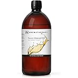 n2 Olio di Mandorle Dolci Naturale - 900ml - Vegan, senza OGM - Ideale per l’Aromaterapia, Massagio - Idratante Per Corpo, Vi