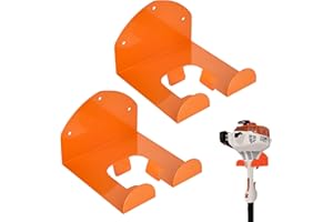 bssmmai 2 Pezzi Supporto per Motosega, Supporto a Parete per Tagliaerba, Appendiabiti per Utensili Elettrici da Giardino, Appendiabiti per Garage per Organizer Tagliaerba, Appendiabiti per Utensili