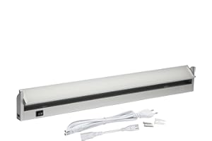 OKTAPLEX LIGHTING Oktaplex iluminación Iluminación bajo armario cocina LED Alu 10W 230V blanco neutro 4000K 60cm Iluminación bajo armario orientable Rota 800lm Regleta LED con interruptor