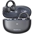 Baseus Bowie MC1 Open-Ear Headphones, Ear Clip Bluetooth Headphones with 40H Battery Life & Bass Ai HiFi Sound Quality, Comfortable & Lightweight (Single 5.2 g) Clip with IP57 Dustproof & Waterproof -