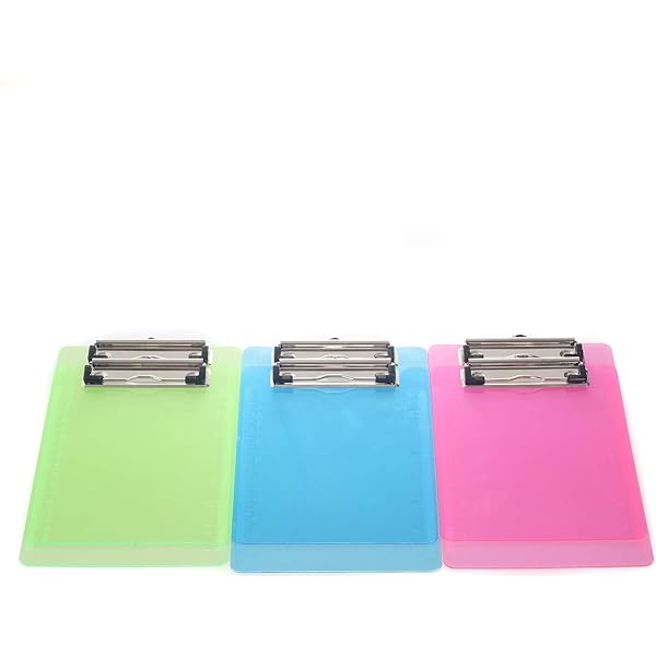 6 Pack Plastic Clipboards,Office Clipboards Standard A4 Letter Size,Colorful Clear Clip Boards With Hangable Low Profile Clip,Clipboard For Classrooms,Offices,Doctor,Nurse,Colored Assorted,Set Of 6 - View #11