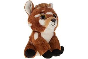 Ty UK Ltd 70008 Buckley Deer Beanie Babies, wielokolorowa