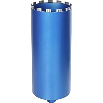 Couronne Forage Diamantée Turbo 62mm L460mm 1¼ UNC - Béton Granit Maçonnerie Sec/Humide