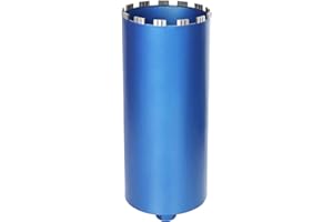 Diamantbohrkrone Kernbohrer für Kernbohrgerät mit Turbo, 1 1/4", Ø 150mm, Gesamtlänge 460 mm, Nass Trocken Dosenbohrer Diamant Bohrkrone Nassbohrkrone Trockenbohrkrone für Beton