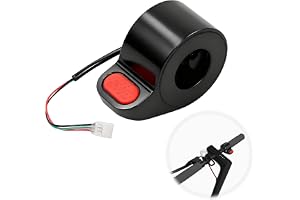 Elektrisk sparkcykel gasreglage för Xiaomi M365 1S Essential Pro Pro2, gasreglage för sparkcykel, Finger Throttle Booster röd 3 stift, känslig och hållbar accelerationskontroll