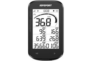 iGPSPORT BSC100MAX GPS Bicicleta, Pantalla 3" Grande, Inicio/Pausa Automático, 40h Autonomía, Datos Personalizables, Impermeable IPX7