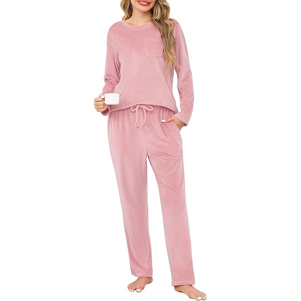 Wayleb Heren Pyjamaset van Fleece; loungewear set, velours pyjamasets, lange mouwen, warme winternachtkleding, heren fluwelen pyjamas, 2-delige slaapkleding, S Wayleb Heren Pyjamaset van Fleece; loungewear set, velours pyjamasets, lange mouwen, warme winternachtkleding, heren fluwelen pyjamas, 2-delige slaapkleding, S