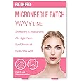 PATCH PRO Wavy Line Micro Needle Patch to Overnight Treatment for Forehead & Eyes to Fights Wrinkles and Sagging Skin