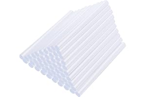 KEESIN Stick per Colla a Caldo, 11mm x 100mm, per 60W Colla a Colla, fai da te Art Craft, confezione da 50 Pezzi