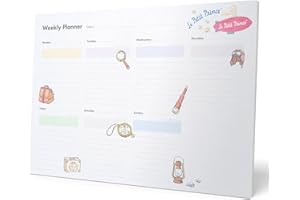 Grupo Erik: Planning da Tavolo A3 Il Piccolo Principe, Planner settimanale con 54 fogli a strappo, 29,7 x 42 cm, Agenda Organizer, To Do List Planner, Planner settimanale da scrivania
