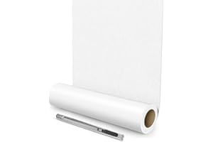 Cahomo Feltro Adesivo Rotolo,60 x 150 cm Feltrini per Mobili Rotolo di Feltro Resistente Feltrino Adesivo DIY Autoadesivi Mobili Pad per Tavolo Divano Antiscivolo Riduzione del Rumore - Bianco
