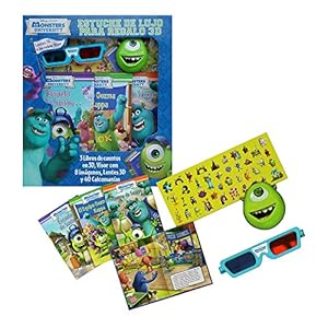 Monsters University: Estuche De Lujo Para Regalo 3d / 3d Deluxe Book Gift Set