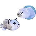 Goliath Games Flip-a-Zoo Mushmillows: Polar Bear & Husky | The Toy that Flips For You! | 2-in-1 Super Squeezable, Squashy Pals | 15-inch Reversible Plush