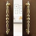 VOLO Main Door Handle/Door Handles for Main Door/Glass Door Handle/Pull Handles, for Home/Office/Hotels (Antique Brass)(Rajwadi Handle) (18" (450mm), 1)