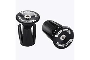 LOTBUN 2PCS Tapones Manillar, Puños Bicicleta Tapones Manillar MTB PuñOs para Bicicleta Cinta Manillar Bicicleta Carretera,Adecuado para La Mayoría De Las