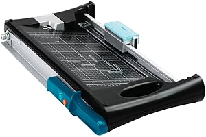 GALAXY PRINT FINISHING Galaxy GC20 10 Sheet Guillotine All in ONE Paper Cutter Trimmer - Perforate/Wave/Rounder