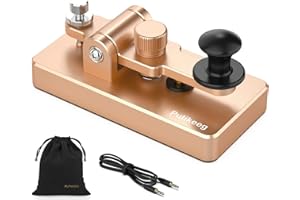 Putikeeg CW Clé Morse,clé télégraphique CW Keyers,télégraphe clé,clé Morse,clé de Code Morse Droite,Transmetteur de Code Morse,manipulateur Morse