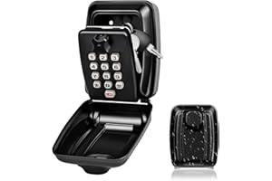 FOVHEE 12 Ziffern Safe Schlüssel,Wasserdicht Schlüsselsafe,Schlüsseltresor mit Zahlencode,Schlüsselbox für Draußen und Innen,Schlüsseltresor Außen für Haus Büro Garagen Fabrik,Sicher,Wandmontage