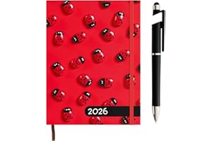 ICE TOYS Agenda 2026 12 mesi formato A6 in italiano con la penna adatto regalare compleanno natale (2026-15, A6)