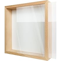 Demiriola Diepe r 3D-fotolijst, 50 x 25 x 5 cm, hout/glas (acryl
