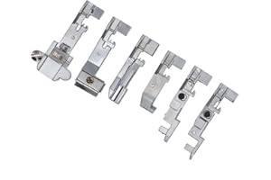 idovy ® - Kit de 6 Prensatelas para Overlock/Remalladora Singer 14SH, 14CG y 14U.