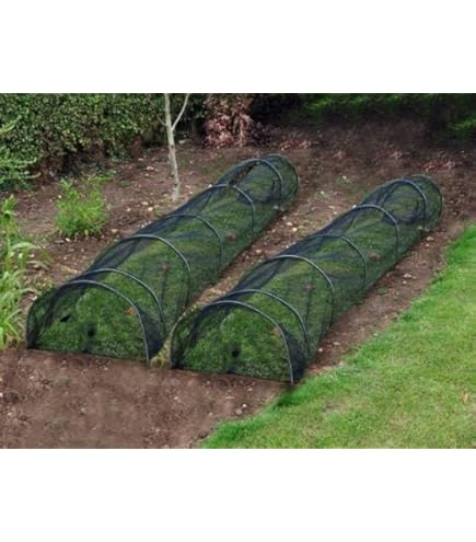 Garden Hoops For Netting, Poly Tunnels Gardening For Allotments Garden Cloche Hoops For Growing Vegetables Plants, Polytunnel Greenhouse Frame DIY Garden Hoops Crop Protection Hoops House Kit (30PCS
